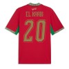 Marokko Ayoub El Kaabi #20 Hjemmedrakt VM 2026 Kortermet
